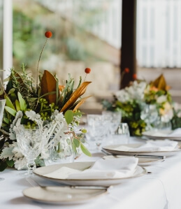 Harvest Restaurant Wedding Table